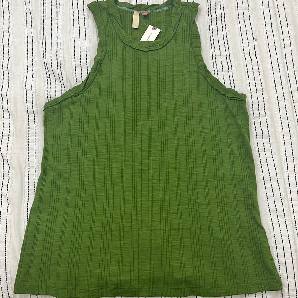 - NWT Pilcro racer back tank top from Anthropologie.